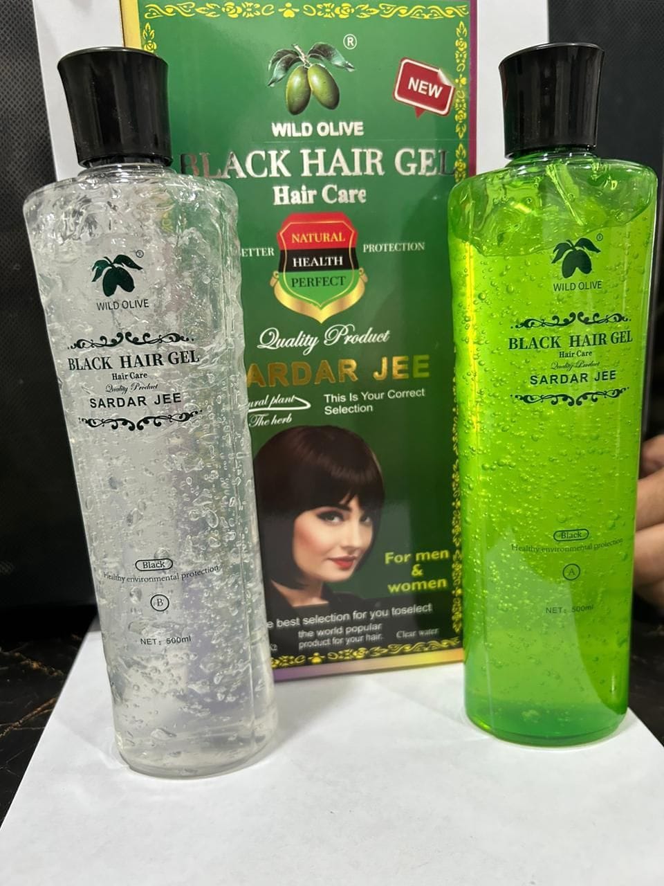Original Sardar Jee Hair Color Gel For Men & Women - 1000 ML